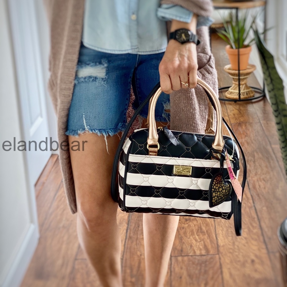 Betsey Johnson Crossbody Satchel Handbag